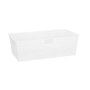 Mesh drawer for Gliding frame W: 60 D: 30 H: 18 white